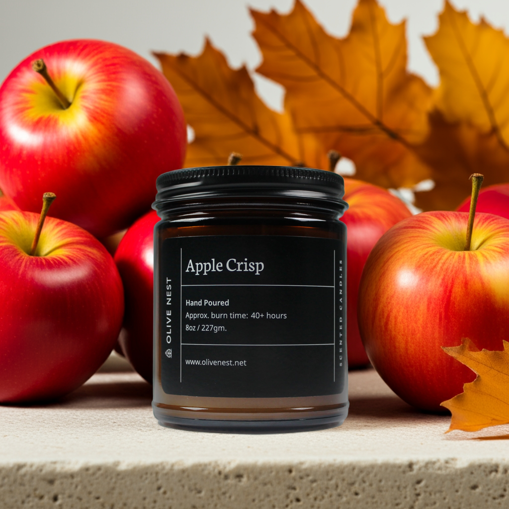 Apple Crisp Soy Blend Wood Wick Candle